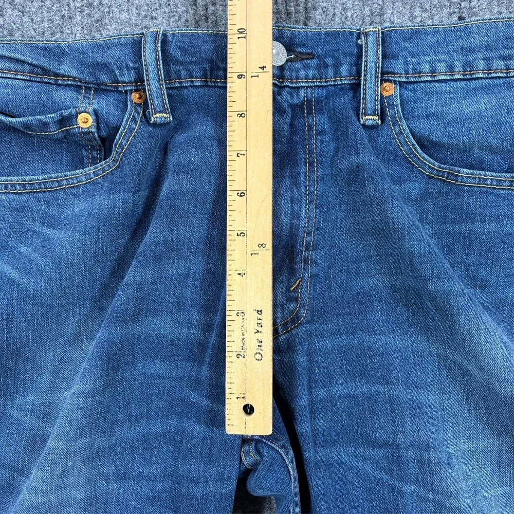 Levi's 511 Mens Straight Jeans Size 36x30 Blue Denim Stretch Mid Rise Casual